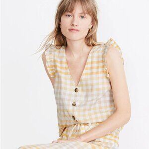 Madewell crop top tank top sz 00 (fits women  XS or S)